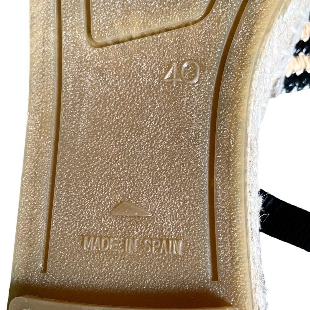 MAYPOL Woven Sling Back Espadrilles Sandals
Black Tan 40 - Picture 13 of 14